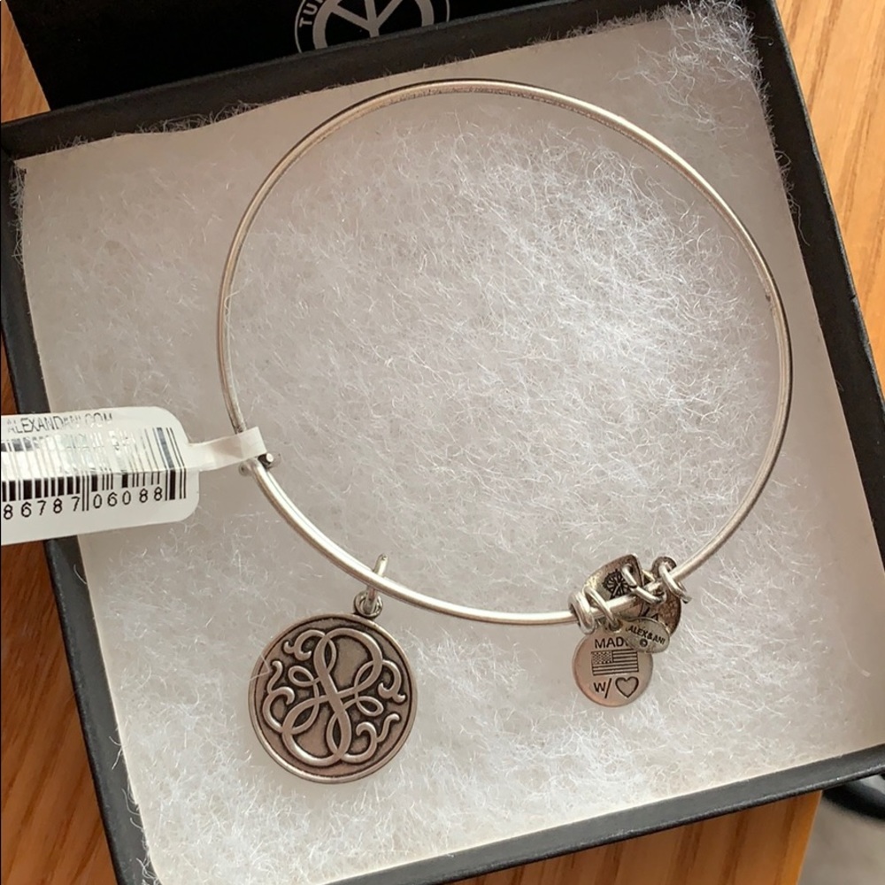 Alex and Ani “path of life” silver bracelet